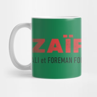 Ali vs Foreman - Zaire 74 vintage Mug